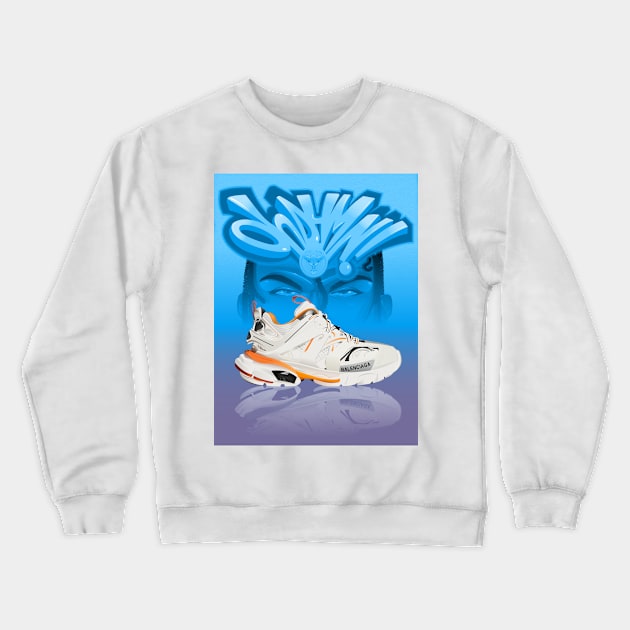 Sneakerheads Crewneck Sweatshirt by UBiv Art Gallery